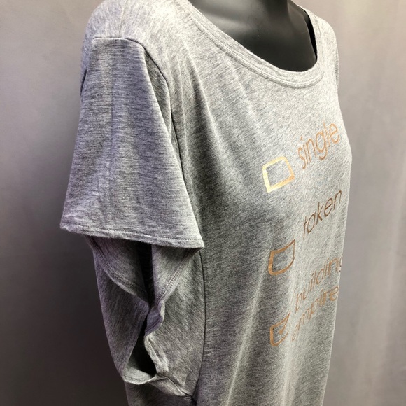 aeri Rose Gold Motivational Checkbox Tee - Picture 2 of 8